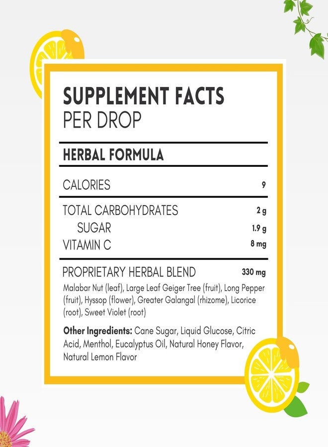 HERBION Naturals Cough Drops, Dietary Supplement, Soothes Cough, for Adults and Children Over 6 Years, No Artificial Flavor, No Added Color (18 Count (Pack of 1), Honey Lemon) - Image 5